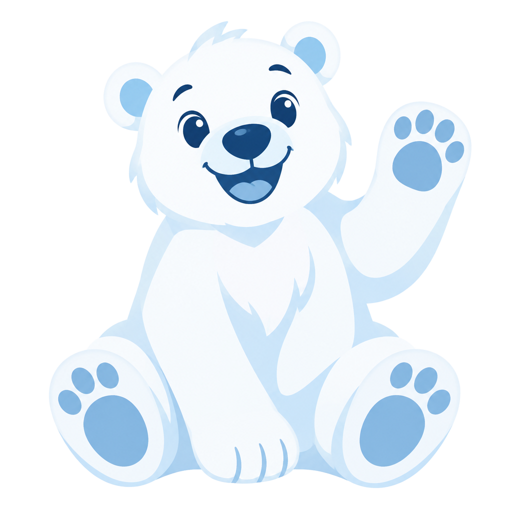 Basic Bear Care polar bear mascot